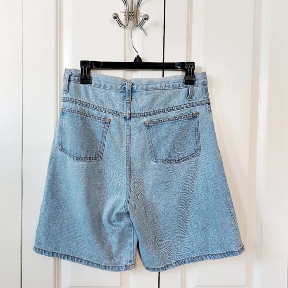 Y2k 90s‎ Jerry Leigh Minnie Mouse Denim "Mom" Shorts size Medium Disney Vintage - Picture 3 of 11